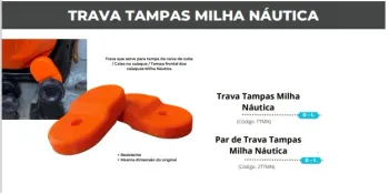 Trava Tampas Milha Náutica C/ 2 manípulos OCTUS CLUB