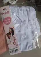 Calcinha Bunda Rica Branca Renda