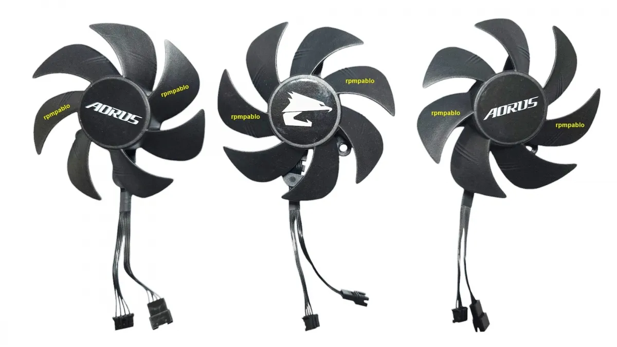 Triple Cooler Para Placa De Vídeo Aorus Geforce Rtx 3060 Imagem