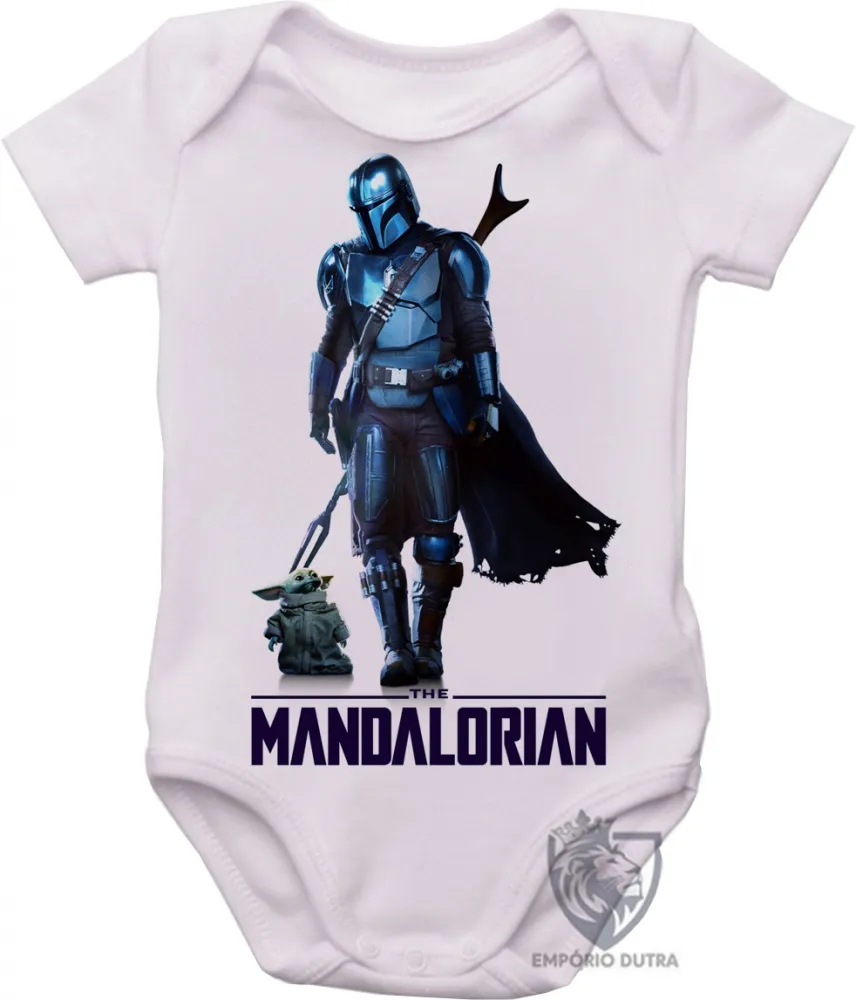 Body Mandalorian  tamanho 2 a 9 meses