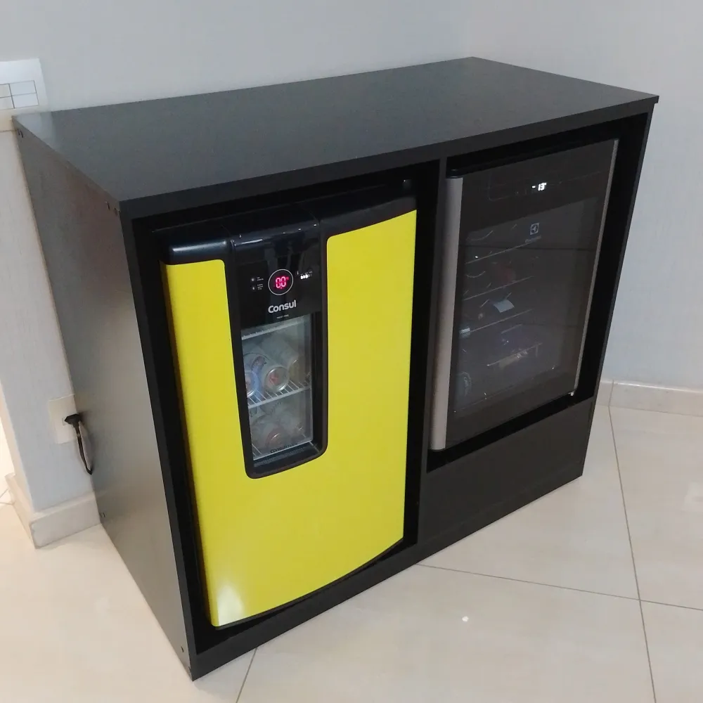 Aparador Frigobar e Cervejeira