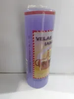 VELAS DE SETE DIAS DE 260 GRS COLORIDAS - Foto 8