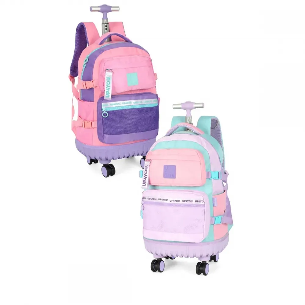 Mochila com Rodas Juvenil UP4YOU Luxcel MC49082UP