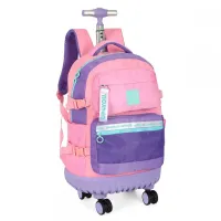 Mochila com Rodas Juvenil UP4YOU Luxcel MC49082UP - Foto 4