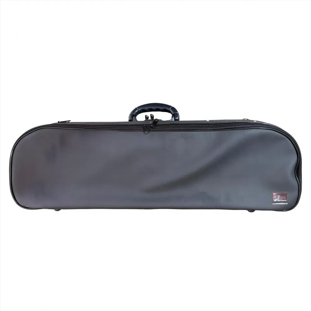 ESTOJO CASE VIOLA DE ARCO MEIA LUA PRETO&MARROM  D