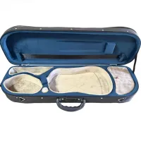 ESTOJO CASE VIOLINO MEIA LUA AZUL&CREME D'TARCIZ - Foto 2