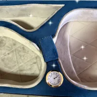 ESTOJO CASE VIOLINO MEIA LUA AZUL&CREME D'TARCIZ - Foto 6