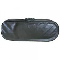 ESTOJO CASE VIOLA DE ARCO RETANGULAR AMERICANO CINZA & PRETO  D'TARCIZ 