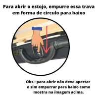 ESTOJO CASE VIOLINO RETANGULAR TÉRMICO BEGE&PRETO - Foto 5