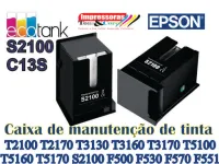 Caixa de manutenção p/ Epson  S2100 C13S Epson Sc-f530 T3130 T3130n T5130