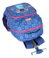 Kit Mochilete lancheira  e estojo original Stitch Azul - Foto 6