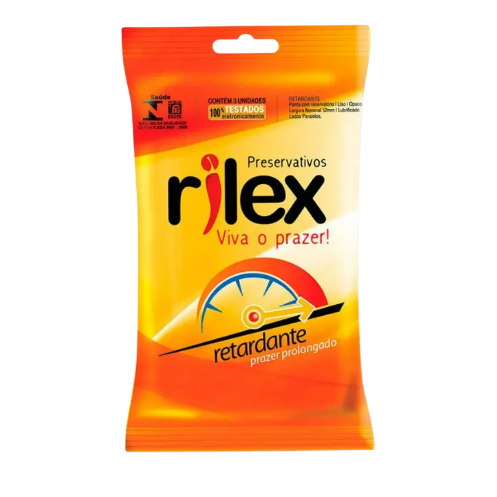 Preservativo Lubrificado Retardante 3 Unidades