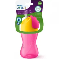 Copo Com Canudo Infantil Philips Avent My Bendy  300ml - Foto 4