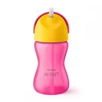 Copo Com Canudo Infantil Philips Avent My Bendy  300ml - Foto 6