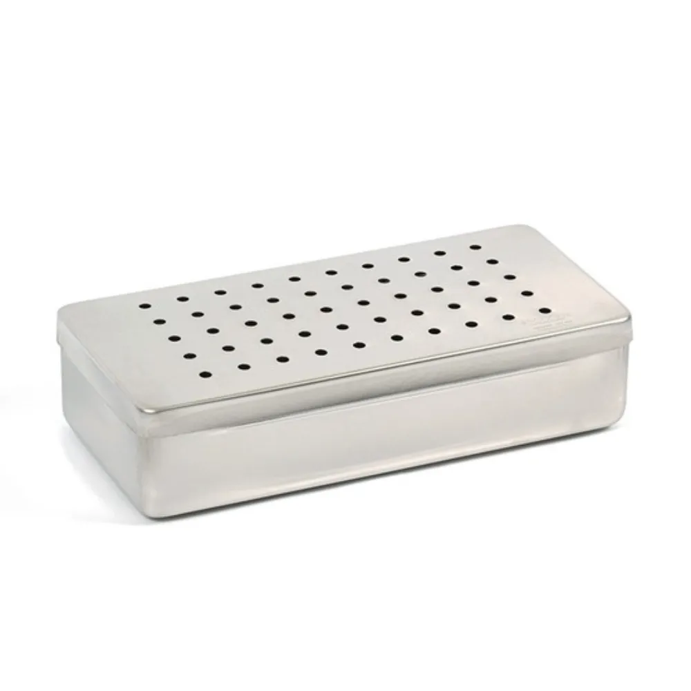 Estojo Inox Perfurado 26 X 12 X 6 cm ECONOX