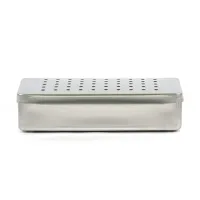 Estojo Inox Perfurado 26 X 12 X 6 cm ECONOX - Foto 3
