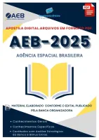 Apostila Agência Espacial Brasileira AEB 2025 Tecnologista Júnior Tecnologia da Informação