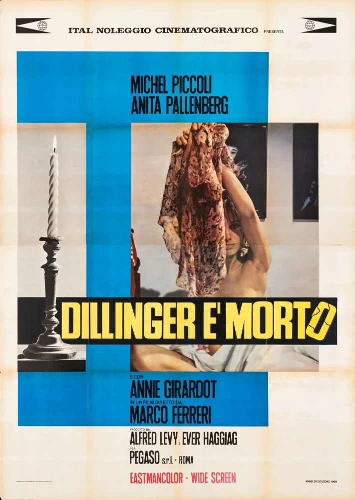 Dillinger Morreu (1969) Marco Ferreri DVD - legendas em português Imagem