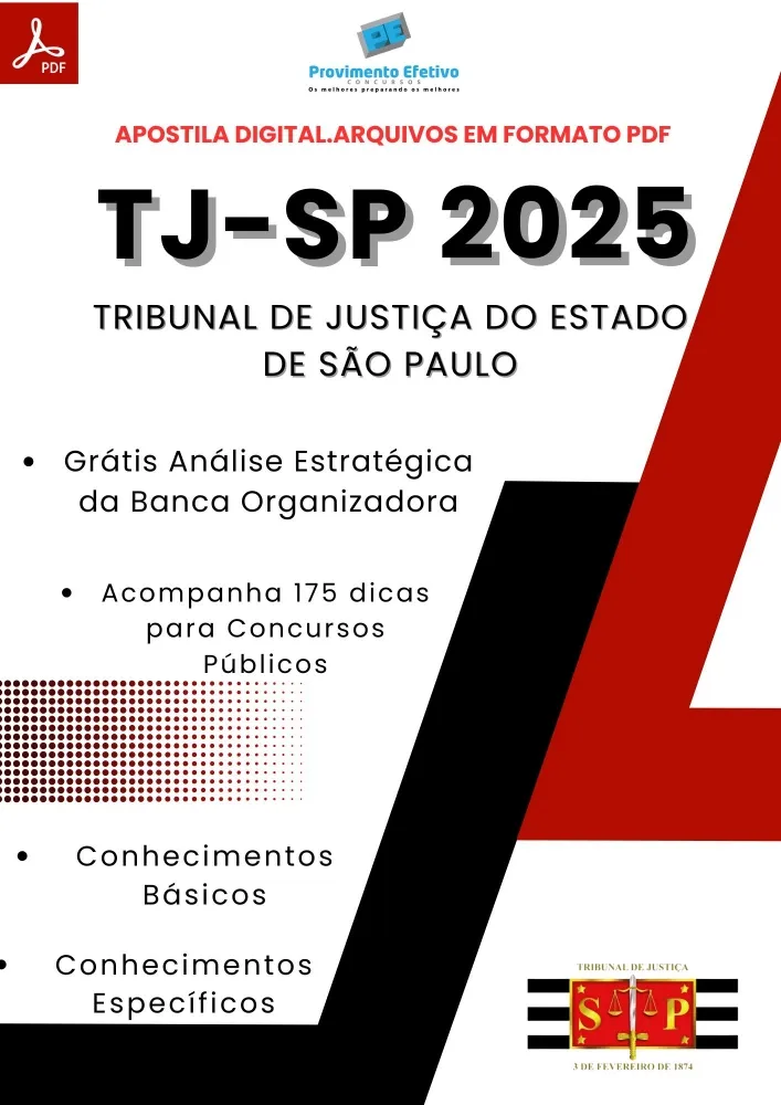 Apostila TJ SP 2025 Psicólogo Judiciário