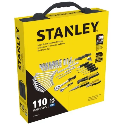 Jogo de Ferramentas com 110 Peças e Maleta STMT81243-840 Stanley Imagem