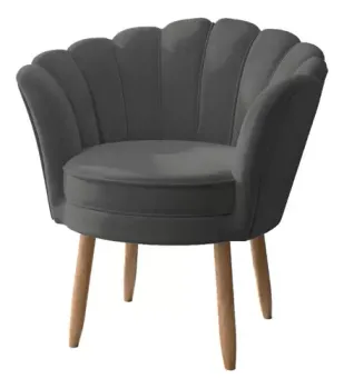 Poltrona Cadeira Decorativa Para Salão Lash Design Balaqui - Foto 2
