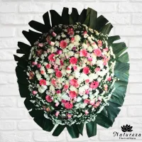 Coroa de Condolência Redonda Luxo  - Foto 8