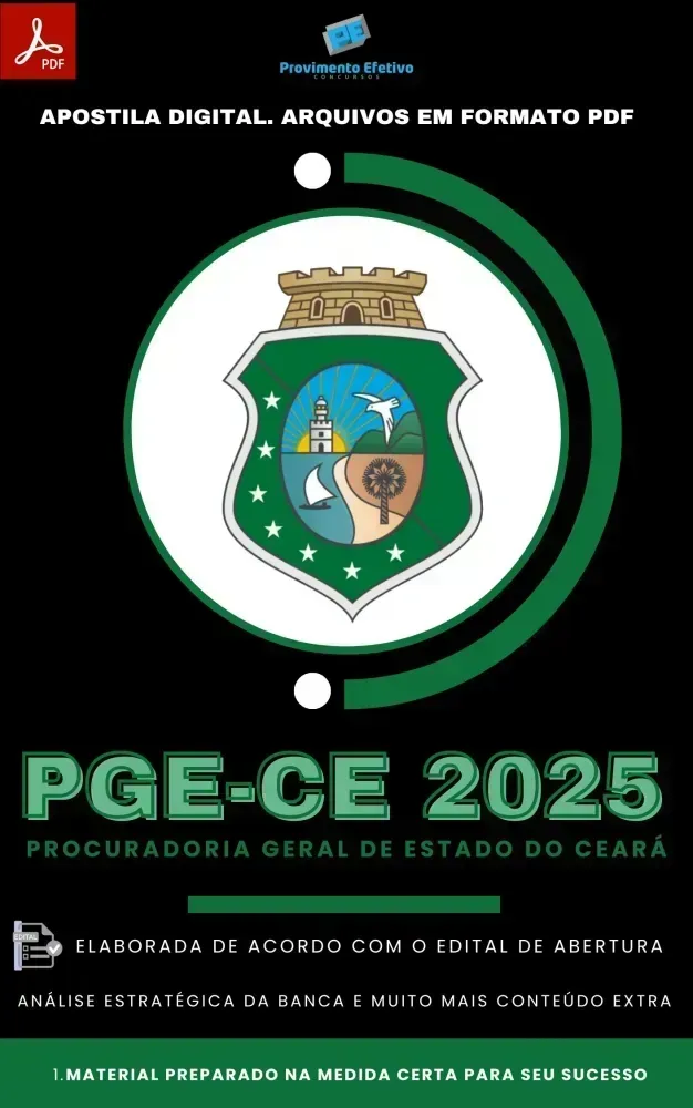 Apostila PGE CE Tecnologia da Informação Técnico 2025