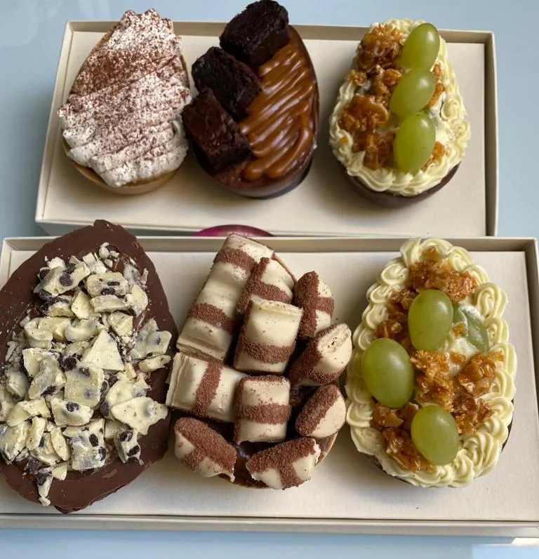  Cx. p/ 3 ovos de colher de 100 a 150  grs - Cartonagem Imagem