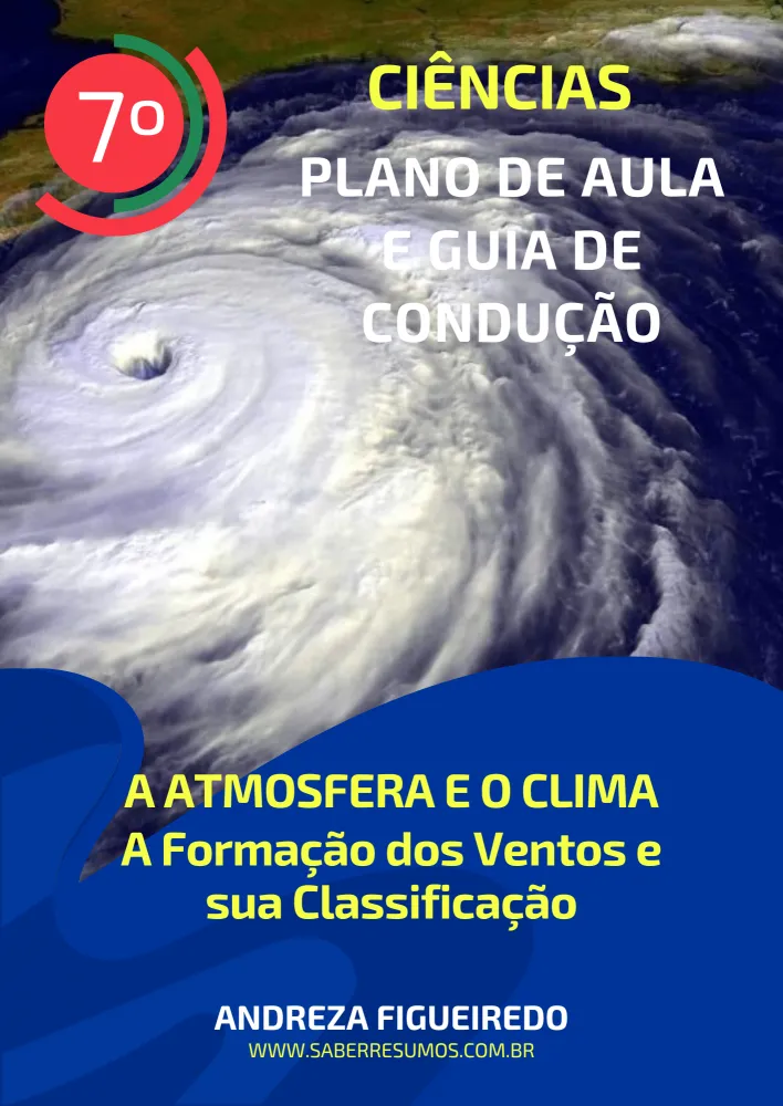 721 - Ciências - Plano de Aula e Guia de Condução - A Atmosfera e o Clima - A Formação dos Ventos e sua Classificação - 7º ano - PDF com 16 páginas