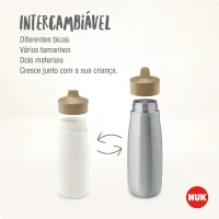 Copo de Treinamento Infantil NUK Mini-Me Flip 2 em 1- 450ml - Foto 11