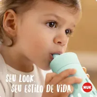 Copo de Treinamento Infantil NUK Mini-Me Flip 2 em 1- 450ml - Foto 15