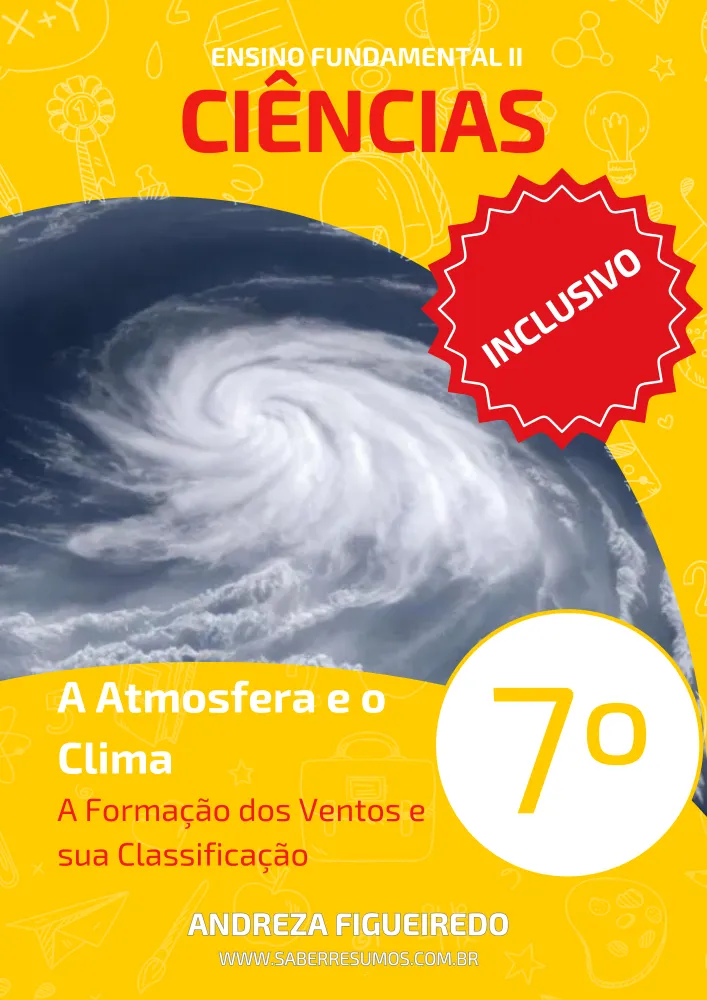 720 - Ciências - Aprendizado Inclusivo - A Atmosfera e o Clima - A Formação dos Ventos e sua Classificação - 7º ano - PDF com 8 páginas Imagem