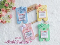 G1.815  Gabarito de Moldes  em MDF  Gato Porta Mini Calendário - Foto 2