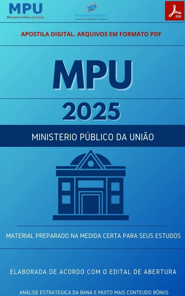 Apostila MPU 2025 Analista Direito