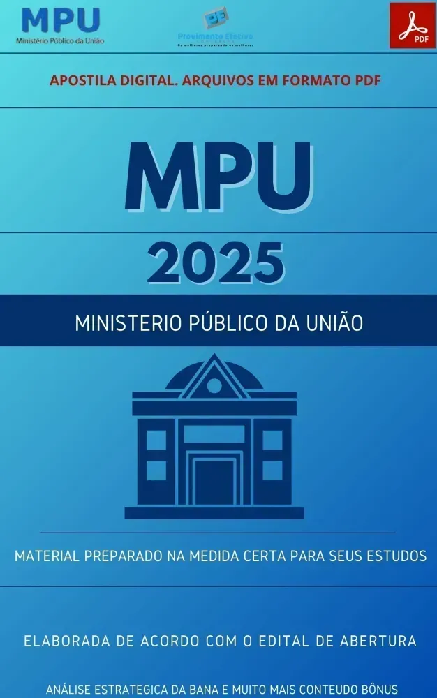  Apostila MPU 2025 Comunicação Social Analista