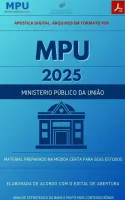 Apostila MPU 2025 Analista ENFERMAGEM