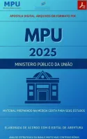 Apostila MPU 2025 Analista Odontologia