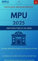 Apostila MPU 2025 Analista Perito Contabilidade