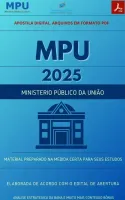 Apostila MPU 2025 Analista Perito ECONOMIA