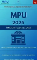 Apostila MPU 2025 Engenharia Agronômica Analista Perito