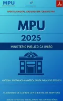 Apostila MPU 2025 Engenharia Civil Analista Perito