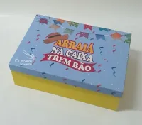 Arraiá - 30,0 x 20,0 x 10,0 - Tampa e Fundo Cartonagem - Foto 8