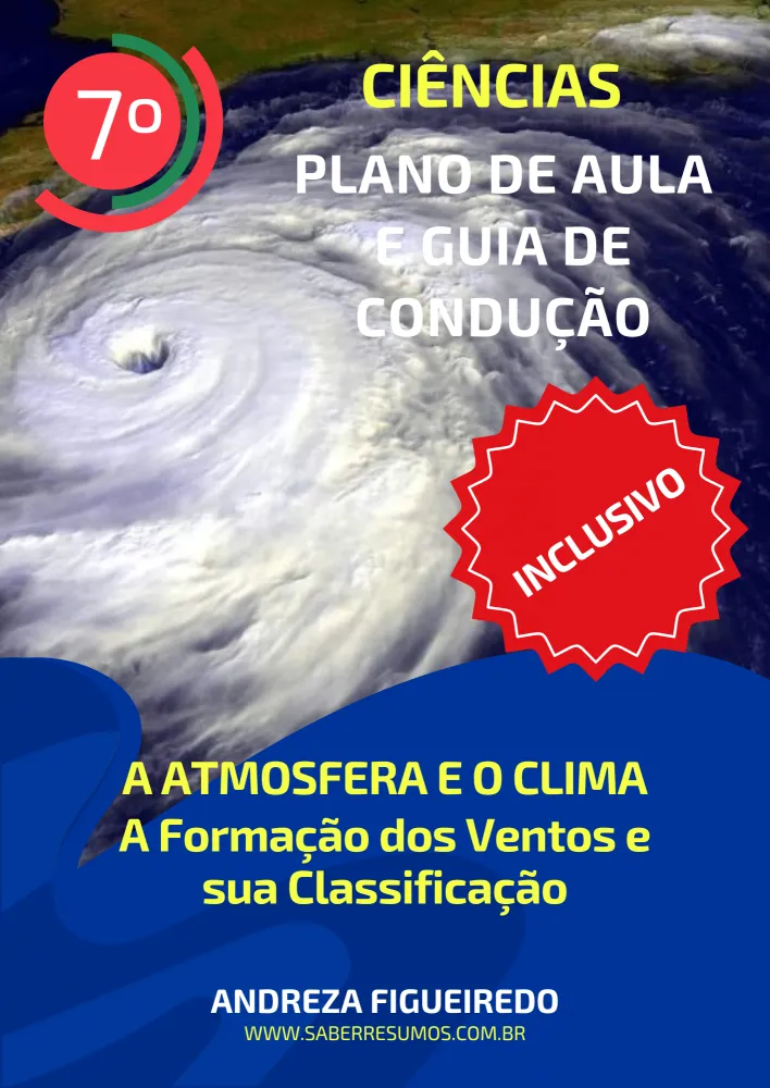 723 - Ciências - Aprendizado Inclusivo - Plano de Aula e Guia de Condução - A Atmosfera e o Clima - A Formação dos Ventos e sua Classificação - 7º ano - PDF com 17 páginas