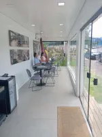 STAND DE VENDAS  CONTAINER PLANTÃO DE VENDAS   40 pés HC ( 12.00m x 2.45m )30m² - Foto 4