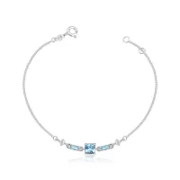 Pulseira de prata - brisa  - 241954