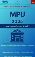 Apostila MPU 2025 Polícia Institucional Técnico do MPU
