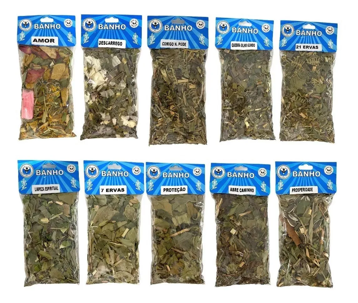 Banhos De Ervas Limpeza Espiritual Proteção