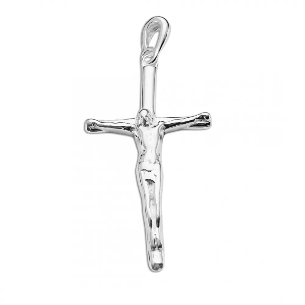 Pingente de prata crucifixo  - P1300