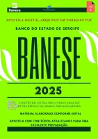 Apostila BANESE Técnico Bancário III  Suporte 2025