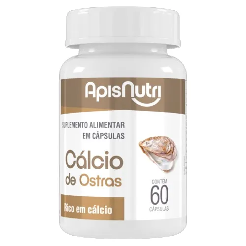 Cálcio De Ostras 400mg 60 Cáps Imagem